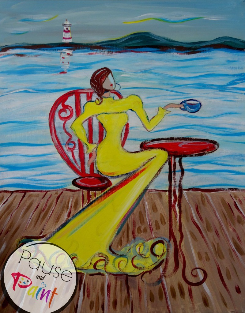 800x1022 Boardwalk Pause And Paint - Boardwalk Painting