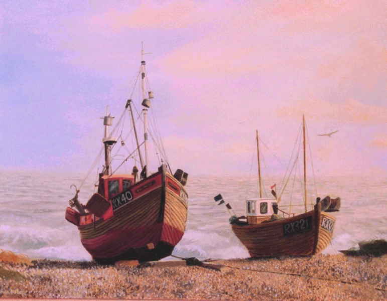 771x600 Boatshipportraits - Boat Oil Painting