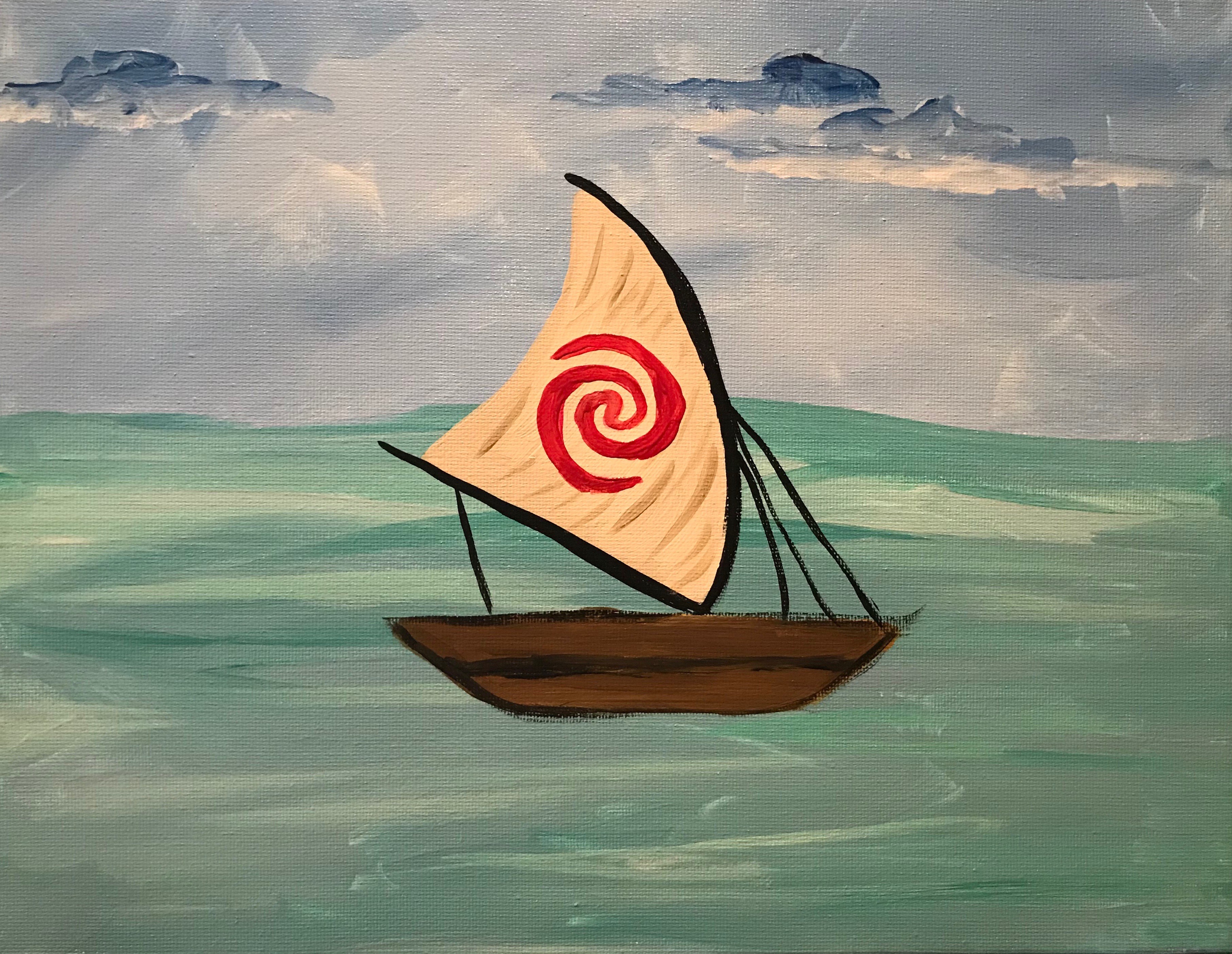 3624x2807 Kids Teen Painting Gallery Kdpaintparty - Boat Painting For Kids