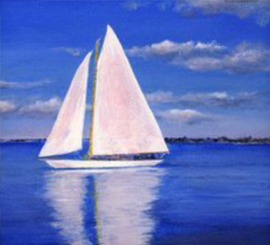 300x272 Kids Canvas Painting - Boat Painting For Kids