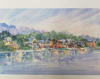 340x270 Boathouse Row Etsy - Boathouse Row Painting