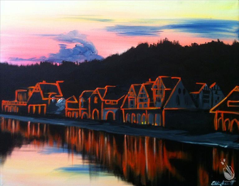 768x600 Public Class Boathouse Row - Boathouse Row Painting