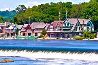 200x133 Stunning Philadelphia Boathouse Row Artwork For Sale On Fine Art - Boathouse Row Painting