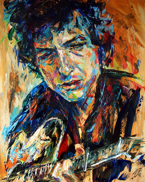 510x640 Natasha Mylius Artwork Bob Dylan Original Painting Acrylic - Bob Dylan Painting