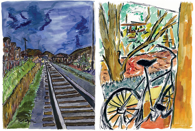 620x418 Paintings By Bob Dylan (Original 45 Art Works ) Nsf - Bob Dylan Painting