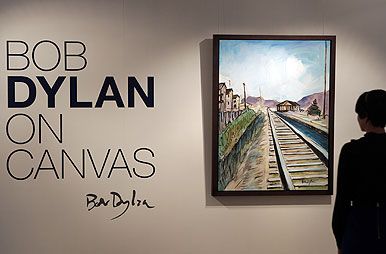 386x254 Bob Dylan Accused Of Painting Plagiarism Rolling Stone - Bob Dylan Painting