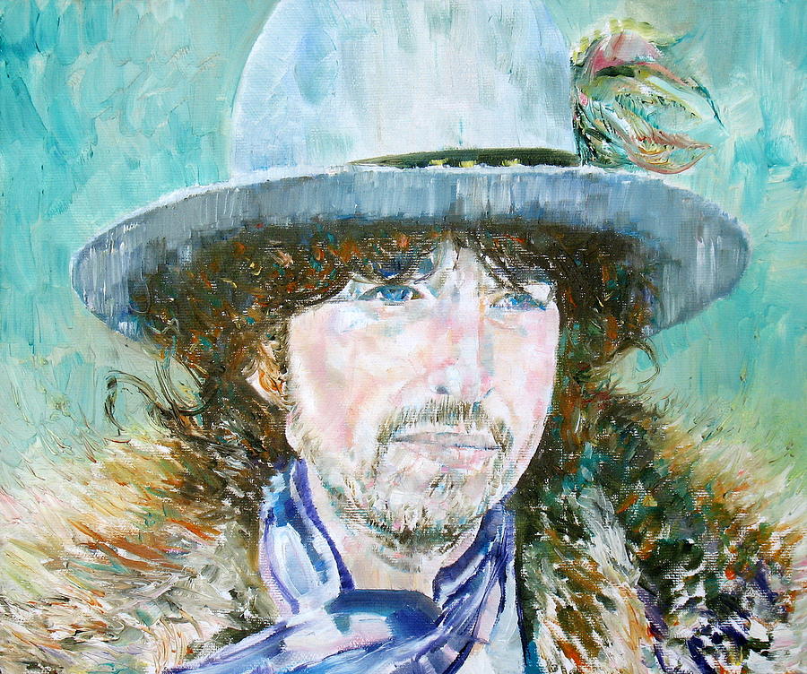 900x752 Bob Dylan Oil Portrait Painting By Fabrizio Cassetta - Bob Dylan Painting