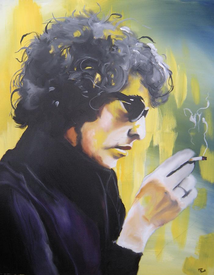 701x900 Bob Dylan Painting By Matt Burke - Bob Dylan Painting