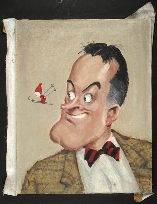 500x649 Faces Of Bob Hope - Bob Hope Painting