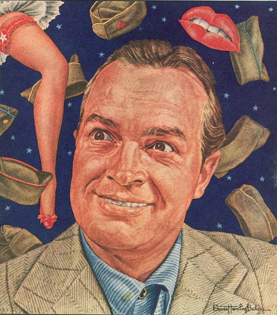 563x640 Mickey Mantle 1953 Time Over Art By Boris Chaliapin Mickey - Bob Hope Painting