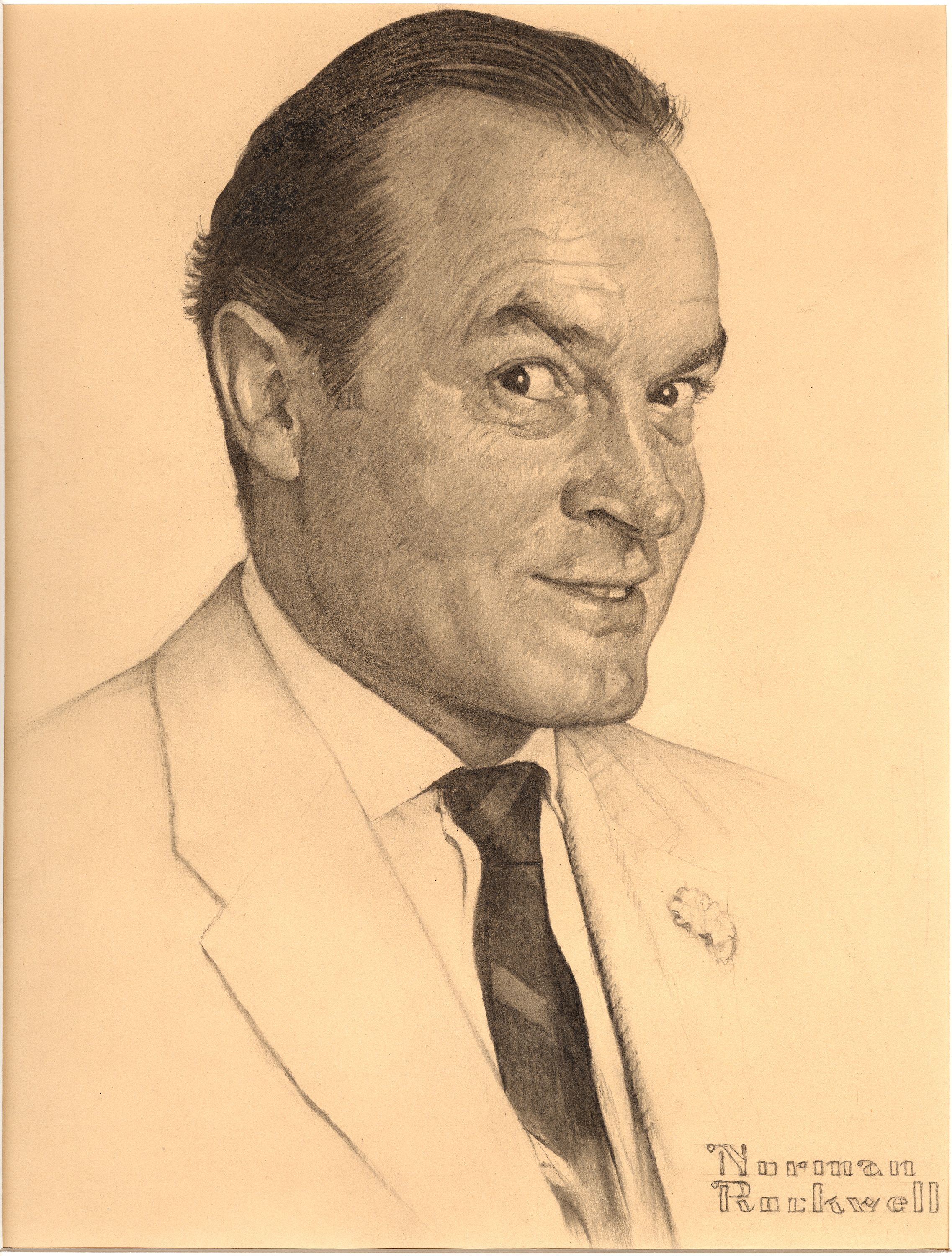 2274x3000 Portrait Of Bob Hope By Norman Rockwell (Painted For The Saturday - Bob Hope Painting