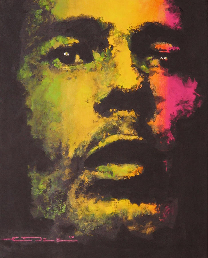 727x900 Bob Marley Painting By Eric Dee - Bob Marley Painting