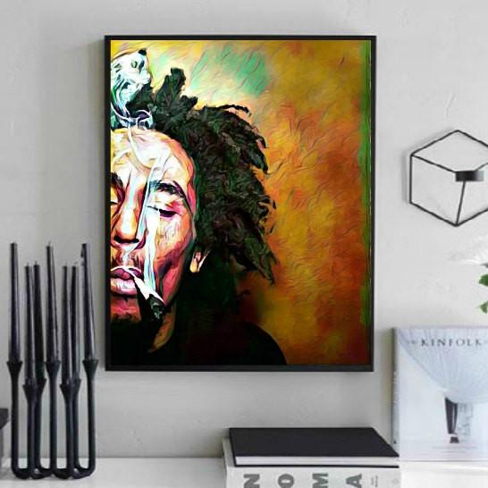 Bob Marley Painting at PaintingValley.com | Explore collection of Bob ...