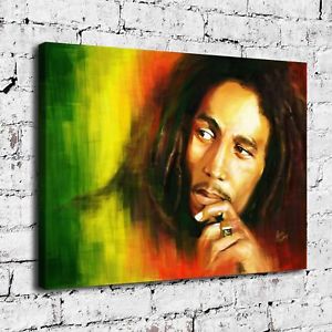 300x300 Sr01456 Bob Marley Abstract Home Decor Hd Canvas Print Picture - Bob Marley Painting