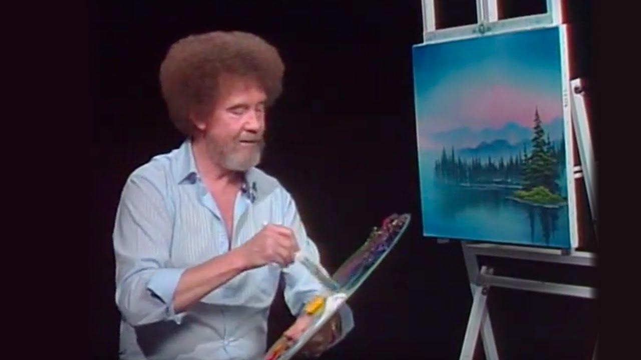 1280x720 Bob Ross - Bob Painting