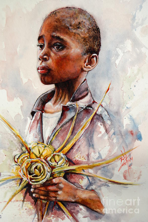 598x900 Palmetto Rose Painting By Bob Graham - Bob Rose Painting