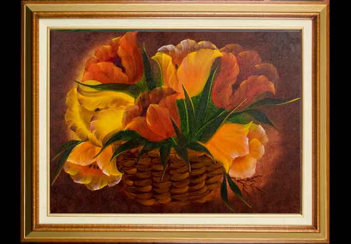 720x500 Bob Ross Floral - Bob Rose Painting