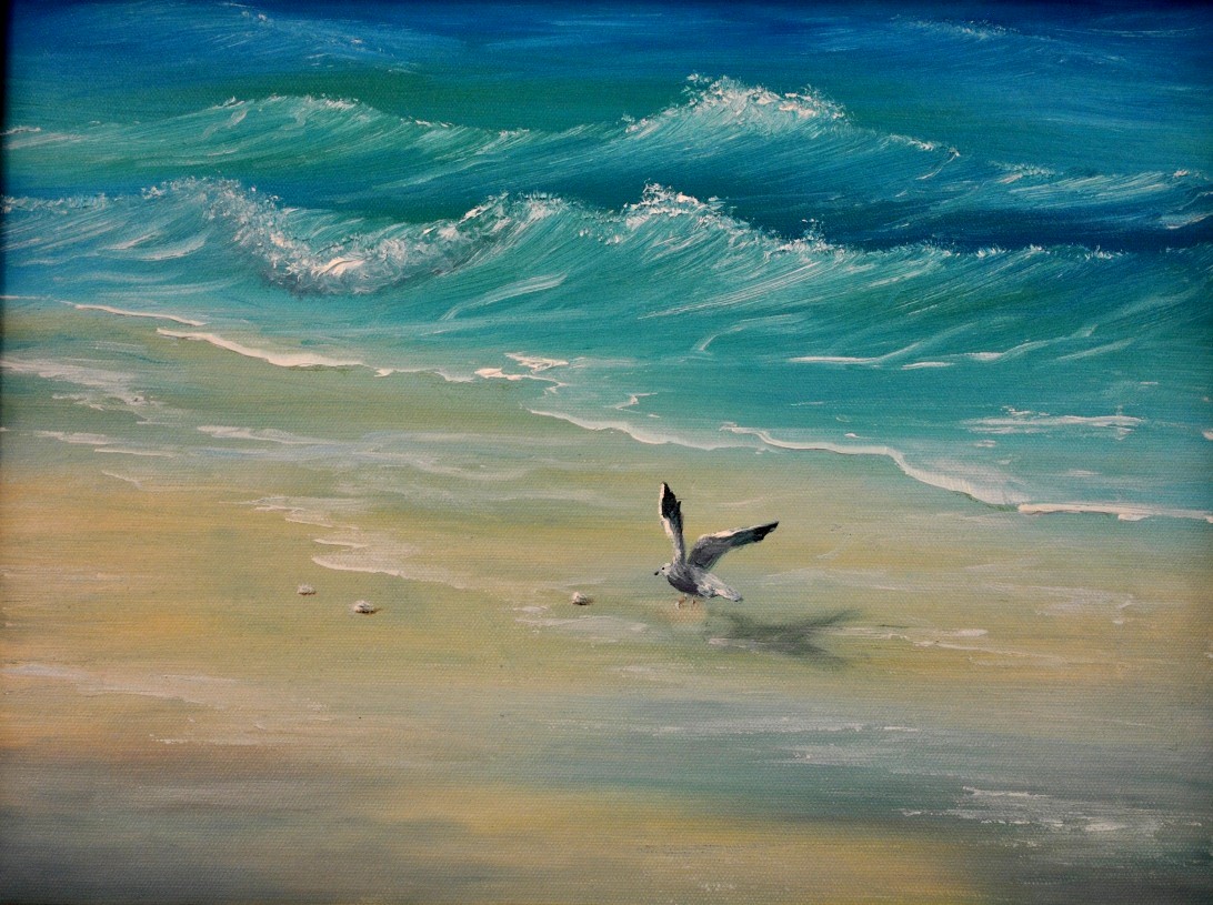 Bob Ross Beach Painting at PaintingValley.com | Explore collection of ...