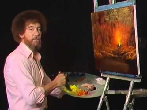 480x360 Bob Ross The Joy Of Painting Season 3 Episode 10 Campfire Oil - Bob Ross Campfire Painting