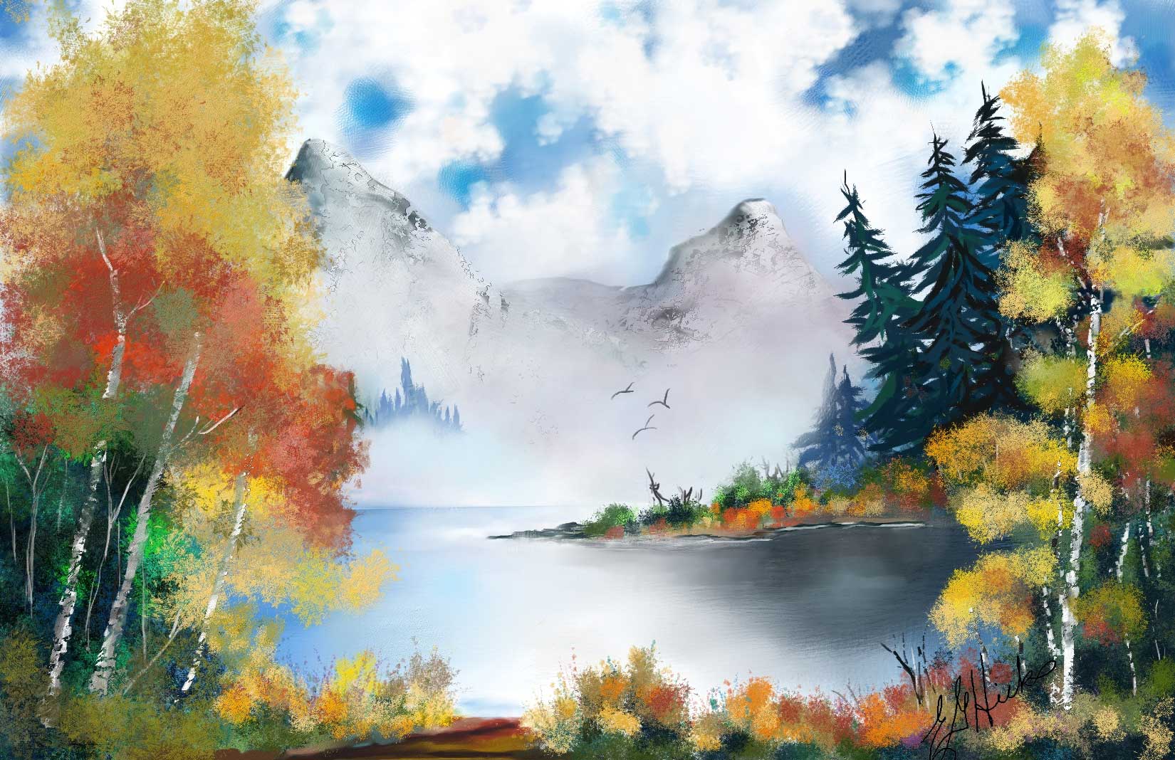 1650x1068 Digital Art Amp Painting Software - Bob Ross Most Expensive Painting