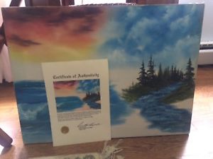 300x225 Ross Original Painting Ebay - Bob Ross Original Painting Auction