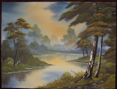 400x305 Bob Ross Original Painting - Bob Ross Original Painting Auction