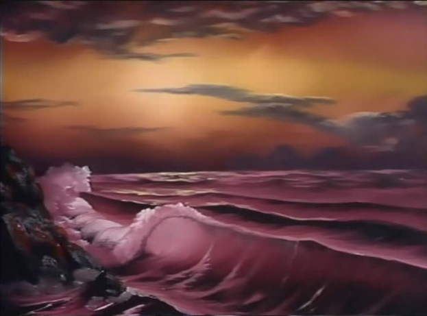 623x461 Bob Ross Paint Along Sunsets And Seascapes Kwartzlab Makerspace - Bob Ross Original Painting Cost