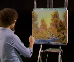 300x251 Here's What Happened When I Tried To Paint Like Bob Ross Pbs - Bob Ross Original Painting Cost
