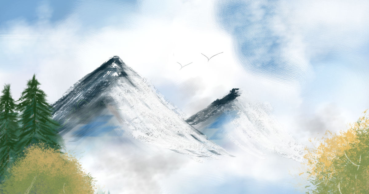 1200x630 My First Digital Art Experience - Bob Ross Original Painting Cost
