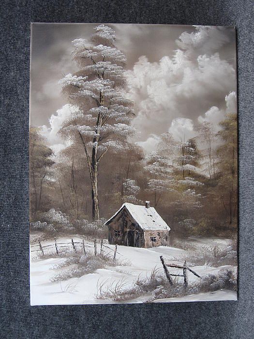 525x700 The Stream Through The Woods Canvas Print Canvas Art By Gill - Bob Ross Original Painting Prints