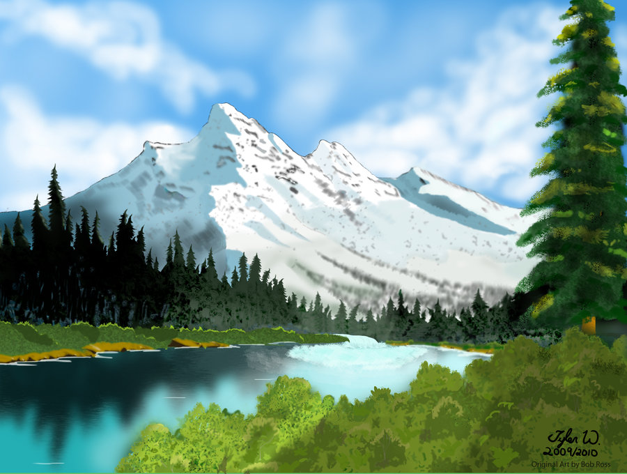 900x680 900x680px Bob Ross Wallpapers - Bob Ross Original Painting To Buy