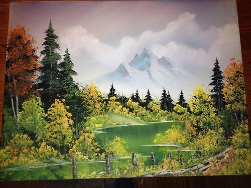 500x375 Bob Ross Original Painting Ebay Painting Bob - Bob Ross Original Painting To Buy