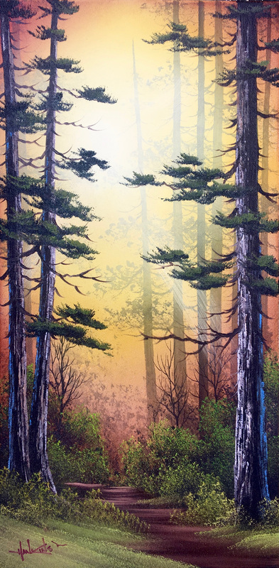 393x800 Gallery - Bob Ross Original Painting Value