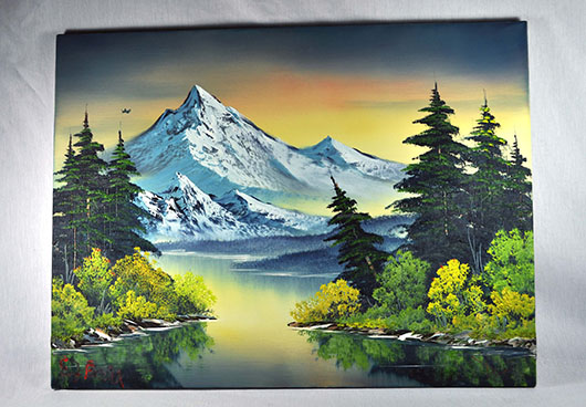 Bob Ross Original Painting Value at PaintingValley.com | Explore ...