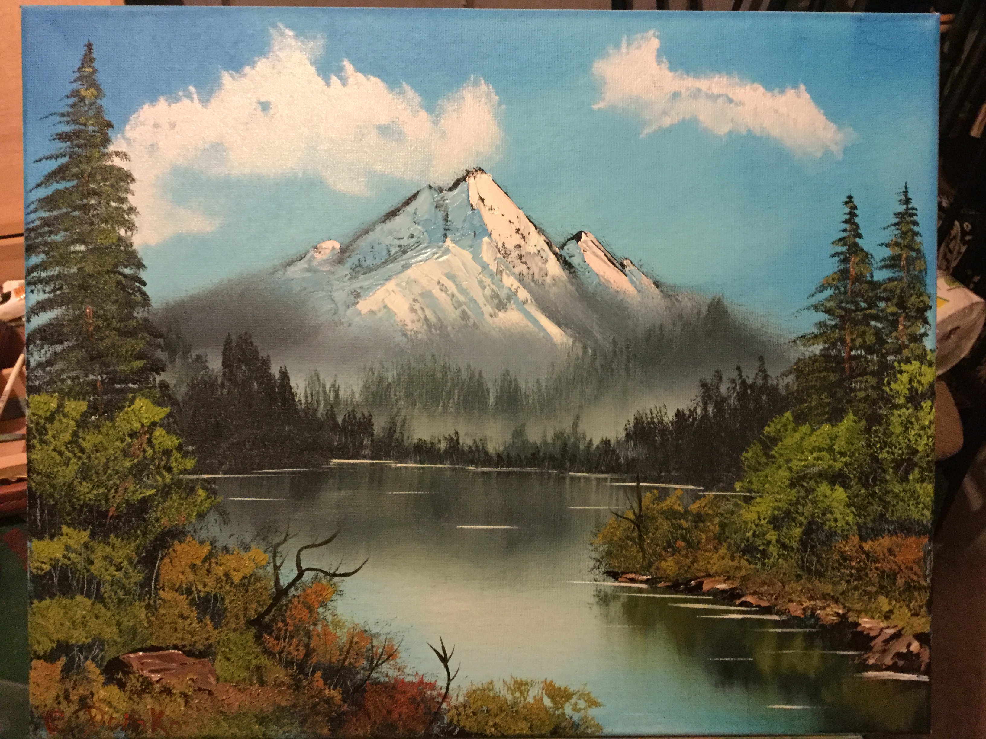 3264x2448 Itt I Paint Bob Ross Style Paintings. - Bob Ross Painting
