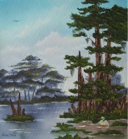 258x281 Bob Ross Oil Painting Class West Columbia Gorge Chamber - Bob Ross Painting