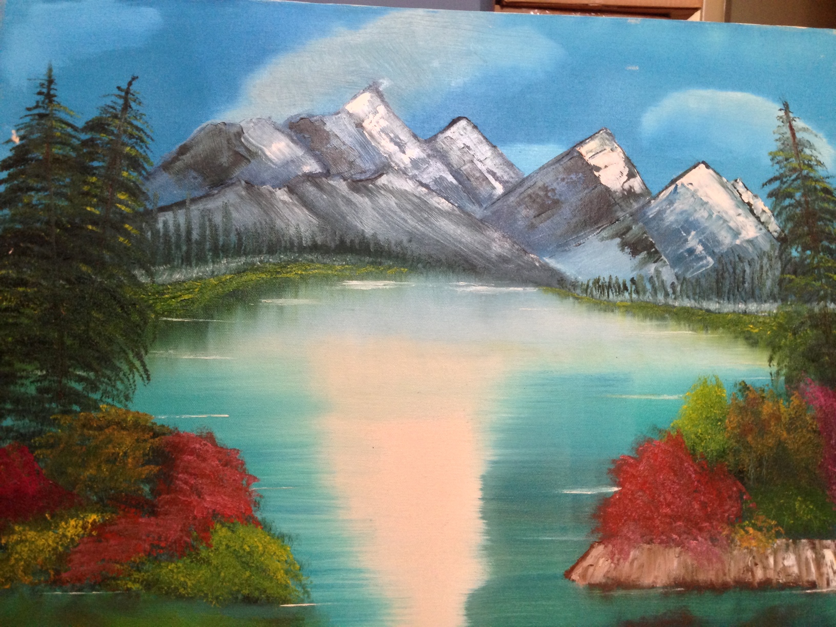 1632x1224 The Joy Of Painting With Joel Comm - Bob Ross Painting Auction