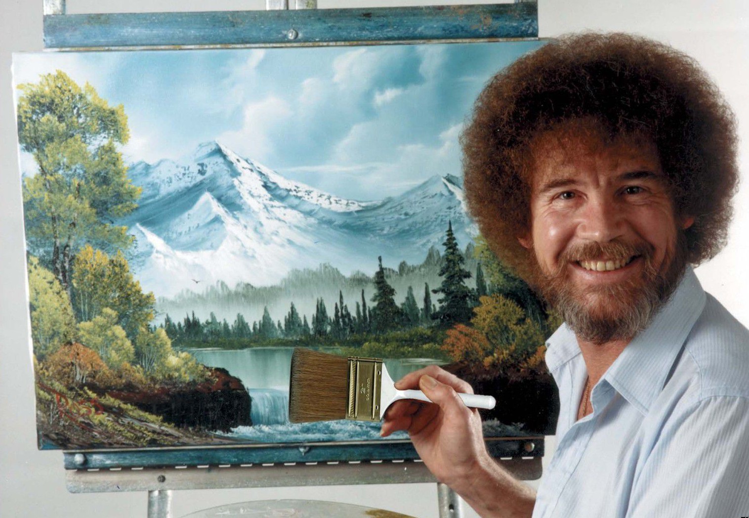 1516x1048 Bob Ross' Complete Joy Of Painting Archive Goes Online Observer - Bob Ross Painting Auction