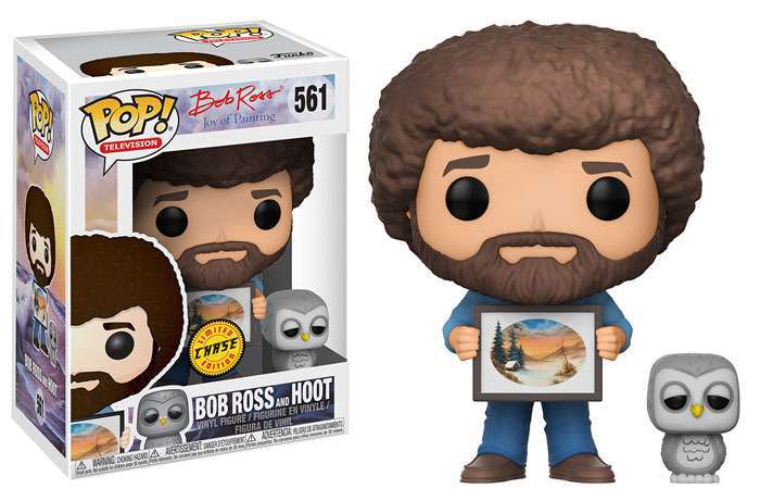 700x461 Funko Joy Of Painting Funko Pop Tv Bob Ross Hoot Vinyl Figure 561 - Bob Ross Painting Authentic