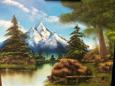 375x281 Bob Ross Paintings For Sale Saatchi Art - Bob Ross Painting Buy
