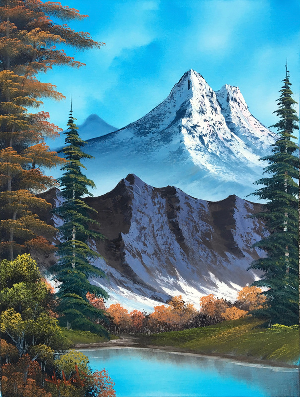 605x800 Gallery - Bob Ross Painting Buy Original