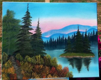 340x270 Items Similar To Original Acrylic Painting - Bob Ross Painting Buy Original