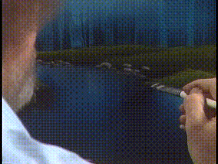 720x540 Bob Ross Painting Rocks Like It's Nothing Oddlysatisfying - Bob Ross Painting Cost