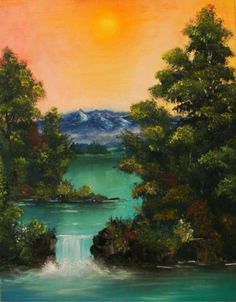 236x302 Bob Ross Forest River Painting Bob - Bob Ross Painting Cost