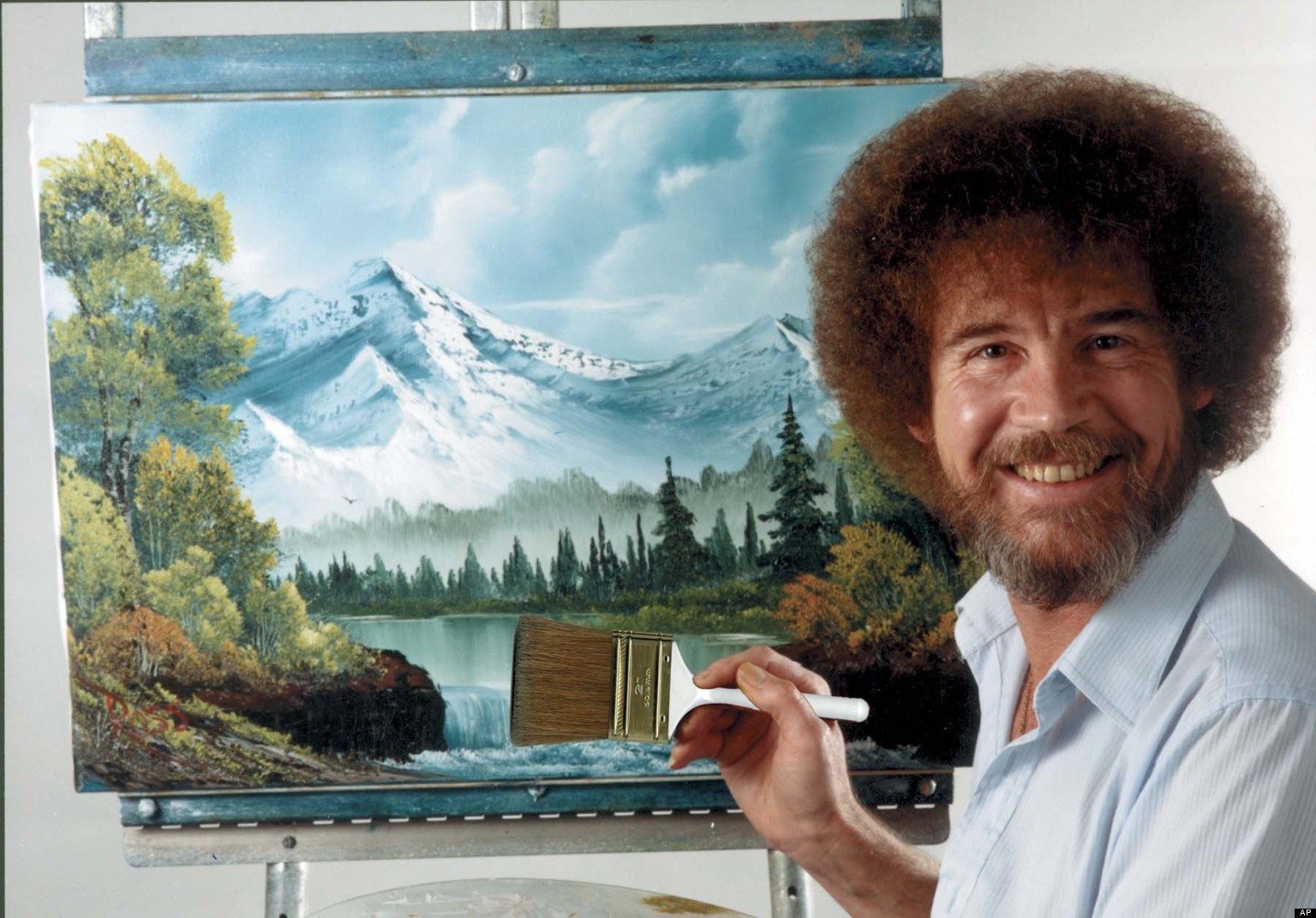 1536x1072 An Artist's Ode To Pbs Painter Bob Ross Observer - Bob Ross Painting Gallery