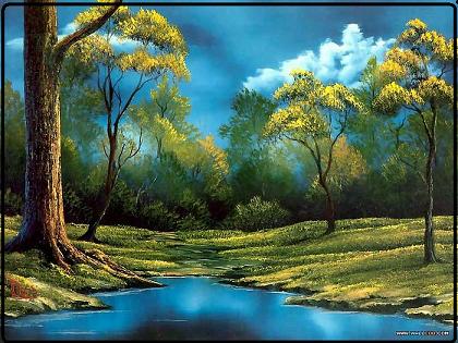420x315 What Are Bob Ross Paintings Worth A Bob Ross Painting Sold - Bob Ross Painting Images