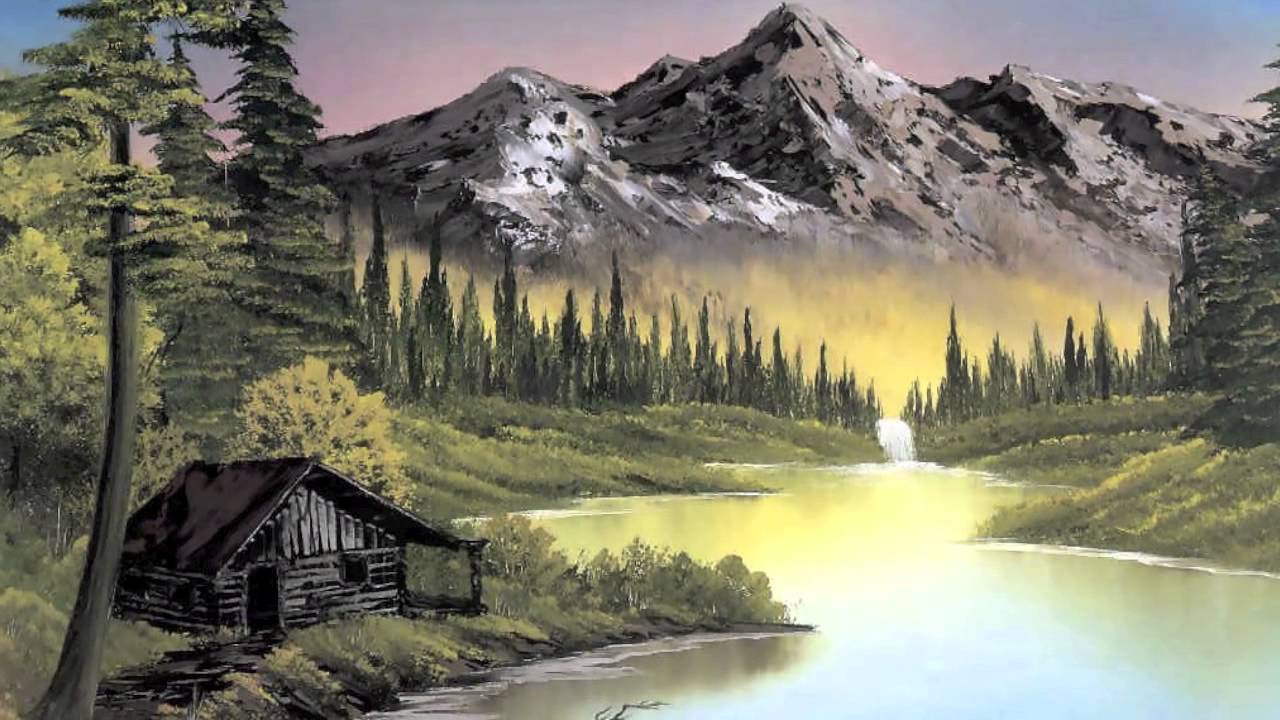 1280x720 Bob Ross Painting Montage - Bob Ross Painting Images