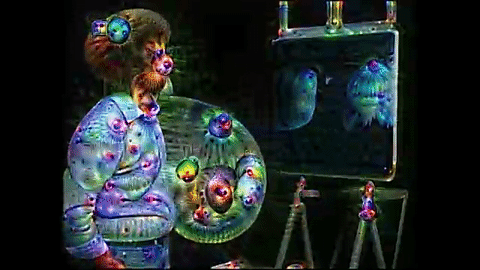 480x270 A Brilliantly Psychedelic Deep Machine Learning Interpretation - Bob Ross Painting Pictures
