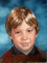 159x214 Other Artwork - Bob Ross Painting Portrait