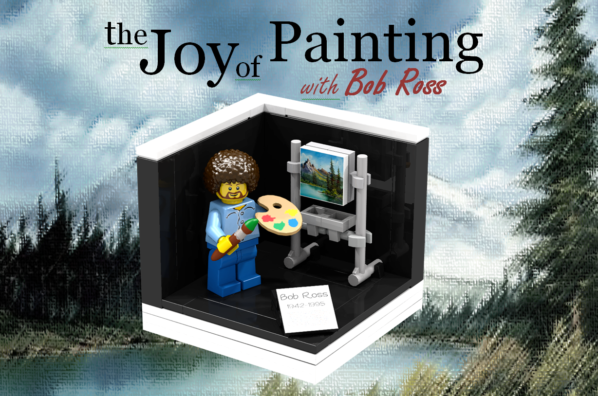 1228x814 Lego Ideas - Bob Ross Painting Poster